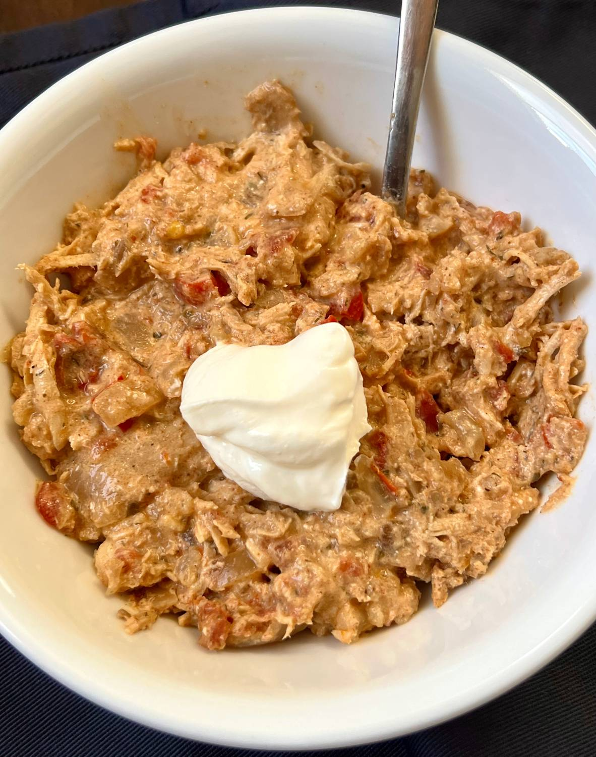 Keto Creamy Ranch Chicken Chili (Crockpot)