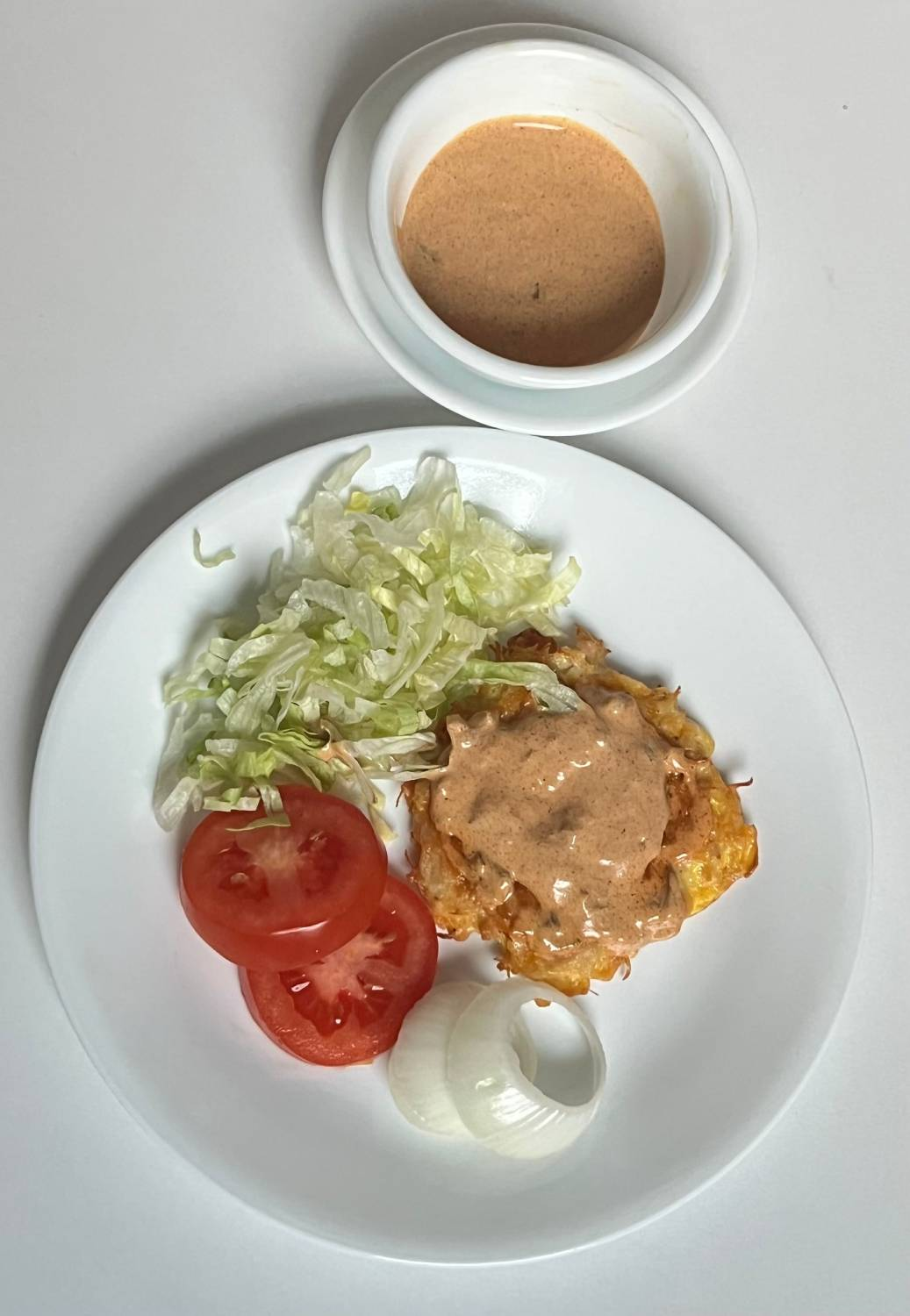 Keto Big Mac Chicken Patties with Homemade Mac Sauce