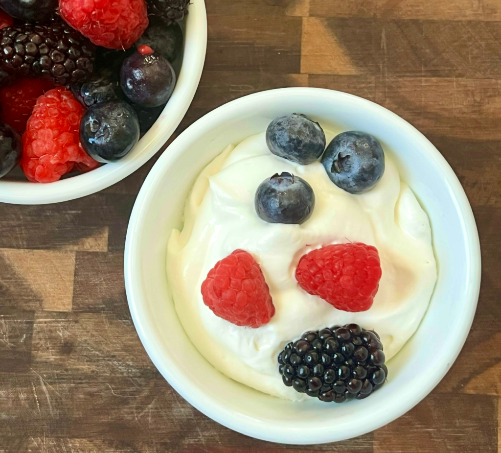 homemade sugar free keto whipped cream